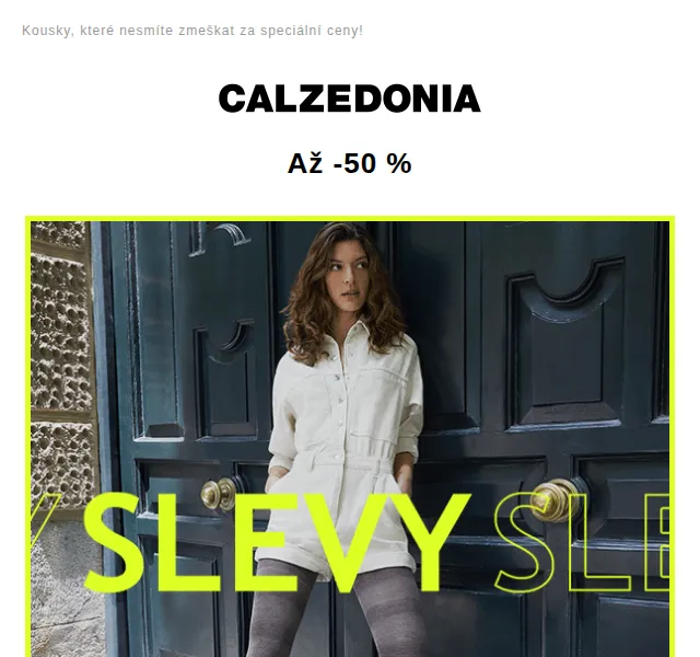 Calzedonia: Zimní slevy až -50 % – červen 2026 | Nuslet.cz