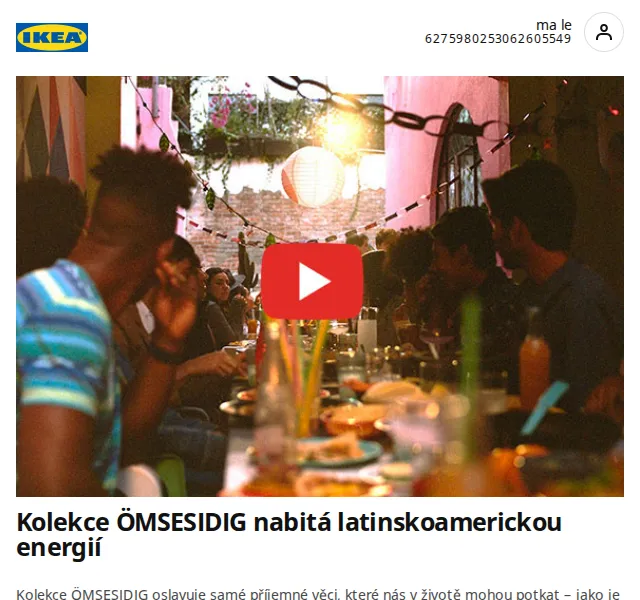 Ikea: Nová limitovaná kolekce ÖMSESIDIG – červen 2026 | Nuslet.cz