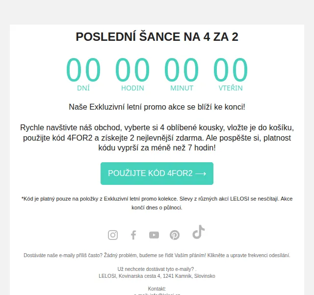 LELOSI: 4 produkty za cenu 2 – červenec 2026 | Nuslet.cz