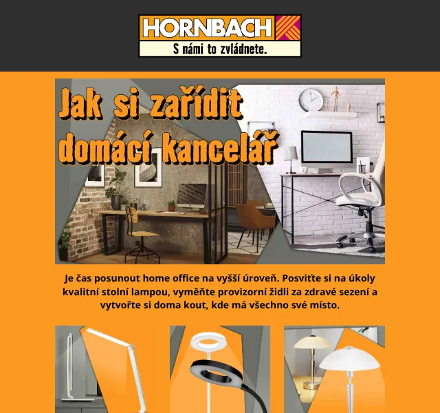 HORNBACH: LED lampy a osvětlení – září 2026