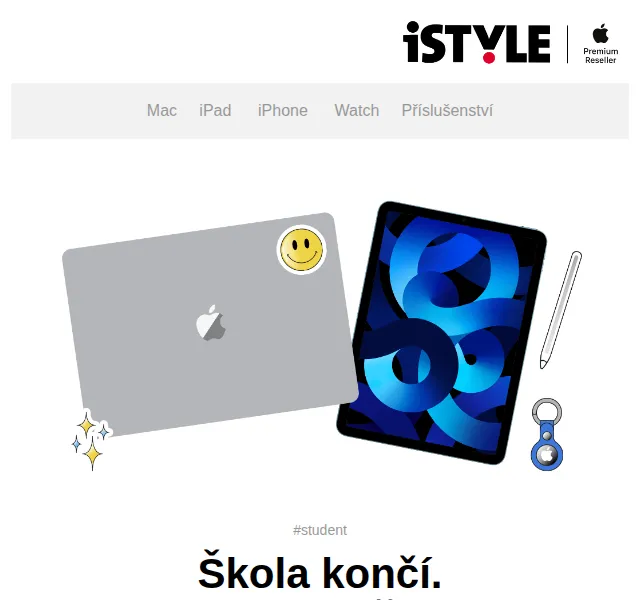 iSTYLE: Až 8% sleva na Mac a iPad pro studenty – červen 2026 | Nuslet.cz