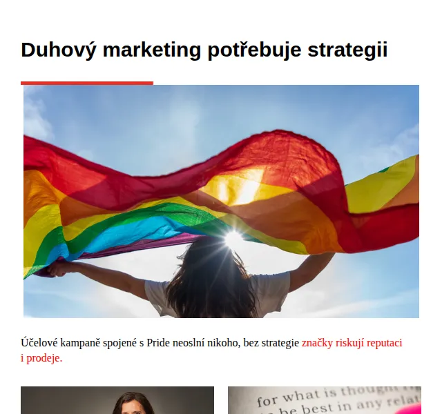 Marketing & Media: Pride a duhový marketing – červenec 2026 | Nuslet.cz