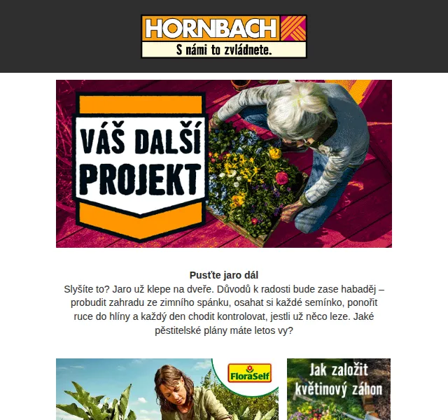 HORNBACH: Zahradní substrát a květiny od 19 Kč – červenec 2026 | Nuslet.cz