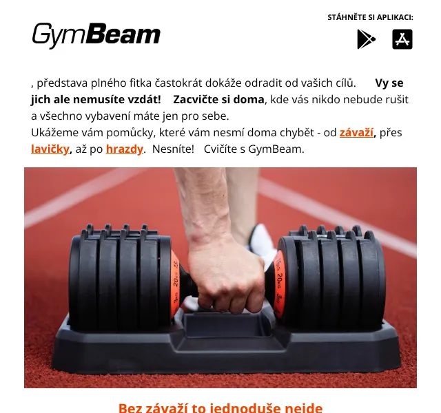 GymBeam: Domácí fitko vybavení – červen 2026 | Nuslet.cz