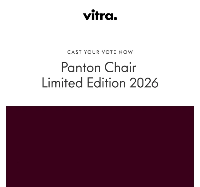 Vitra: Panton Chair Limited Edition 2026 – červenec 2026 | Nuslet.cz
