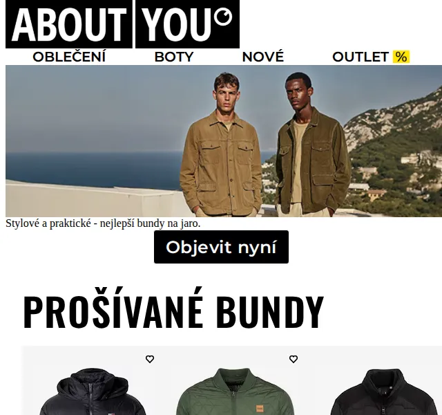 ABOUT YOU: Jarní bundy Tommy Jeans, Urban Classics – červenec 2026 | Nuslet.cz