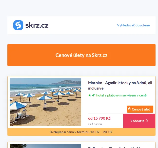 Vánoce na Skrz: Dovolená od 11 999 Kč – červenec 2026 | Nuslet.cz