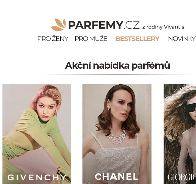 Parfemy.cz: Parfémy Givenchy, Chanel a Armani – červenec 2023 | Nuslet.cz