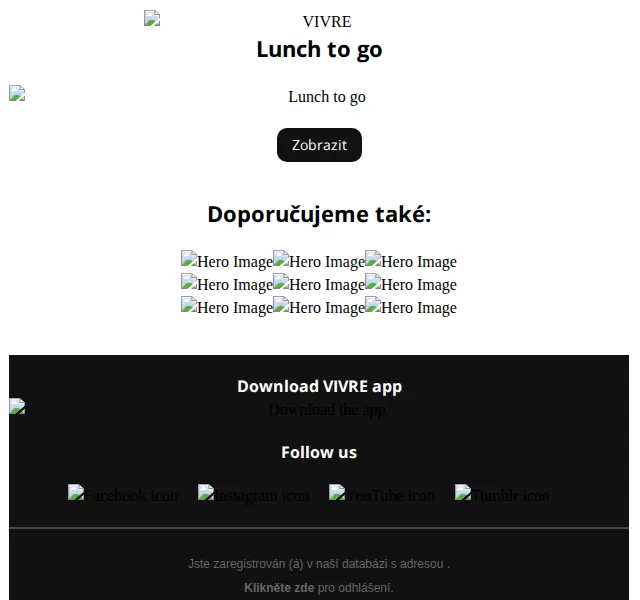 Vivre: Lunch to Go kolekce – červen 2026 | Nuslet.cz