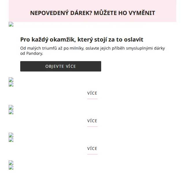 Pandora: Dárky k oslavě – červen 2026 | Nuslet.cz