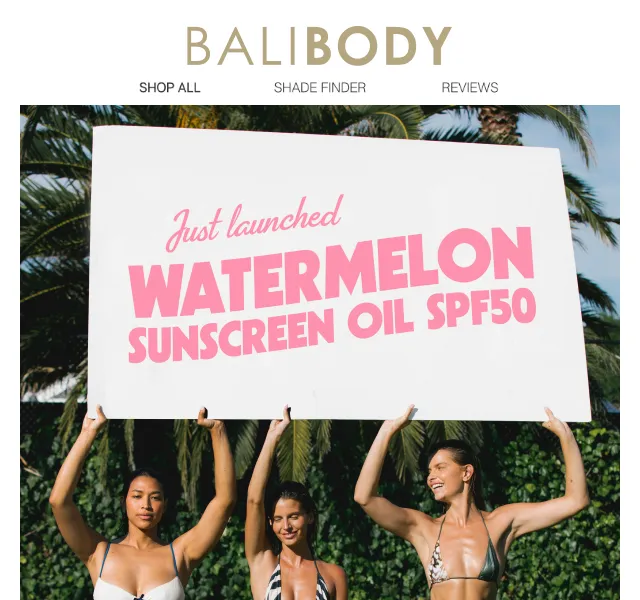 Bali Body: opalovací olej Watermelon SPF50 – červenec 2026 | Nuslet.cz