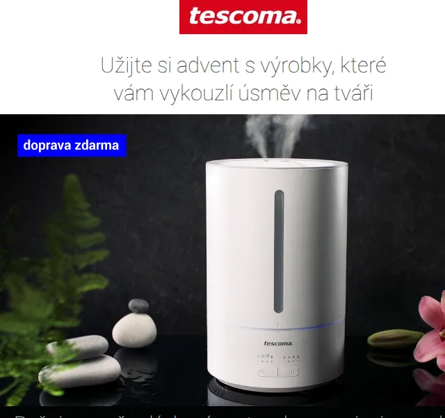 Tescoma: Čokoládové fondue a zvlhčovač – červen 2026 | Nuslet.cz