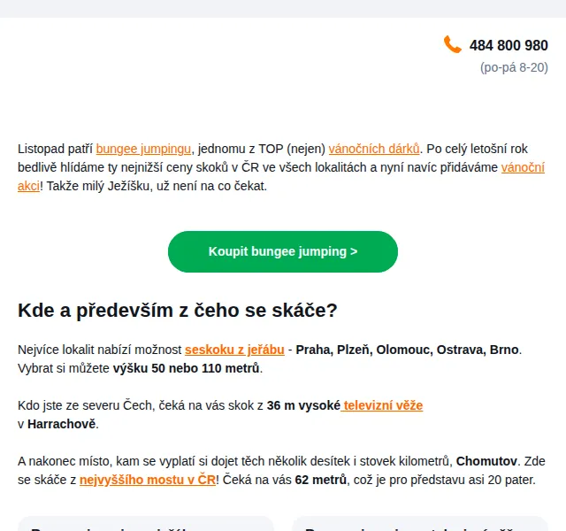 Adrop: Bungee jumping až s 53% slevou – listopad 2023 | Nuslet.cz