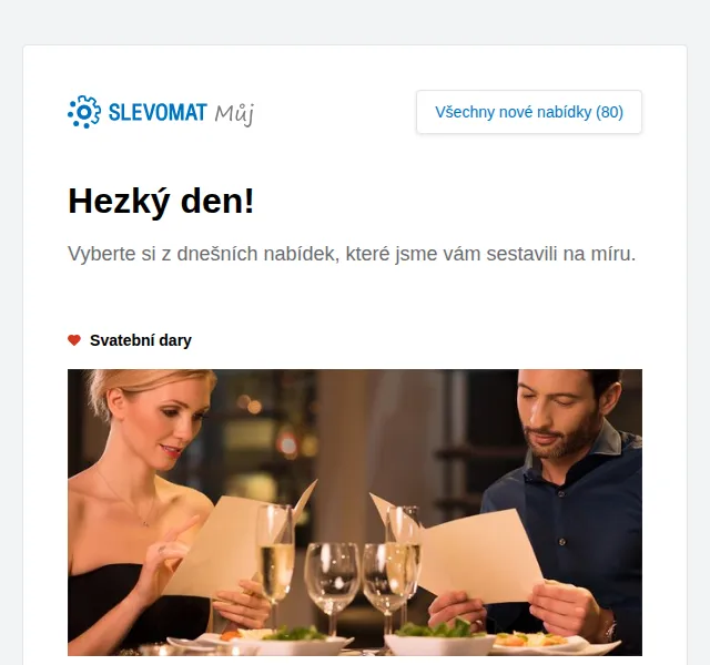 Slevomat: Svatební dary a wellness pobyty – červen 2026 | Nuslet.cz