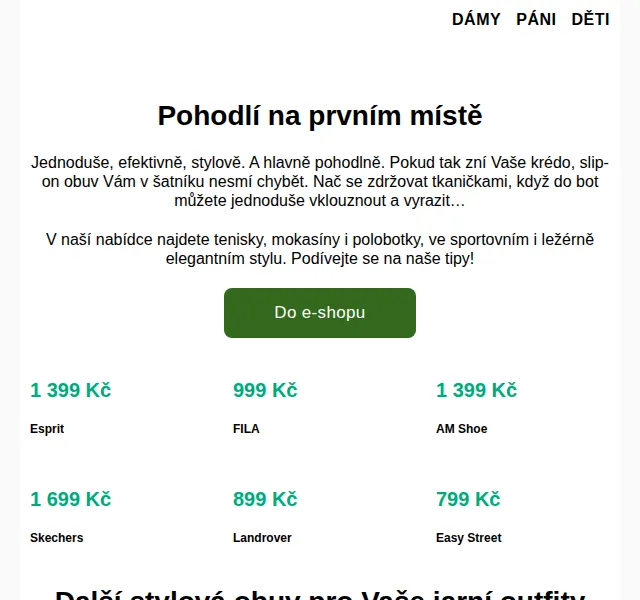 DEICHMANN: slip-on obuv na jaro – červen 2026 | Nuslet.cz