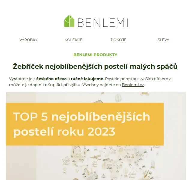 Benlemi: Žebříček nejoblíbenějších postelí pro děti – červenec 2026 | Nuslet.cz