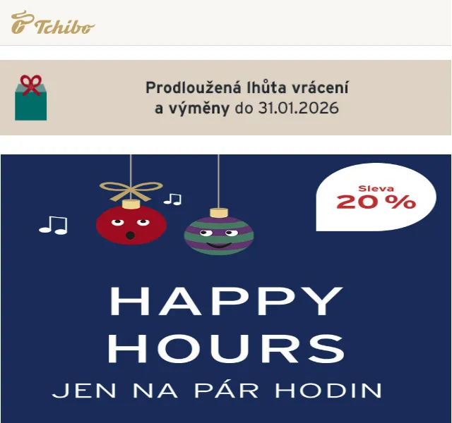 Tchibo: 20% sleva na módní kolekce – duben 2026
