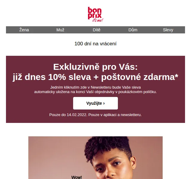 bonprix: 10% sleva + poštovné zdarma – červen 2026 | Nuslet.cz