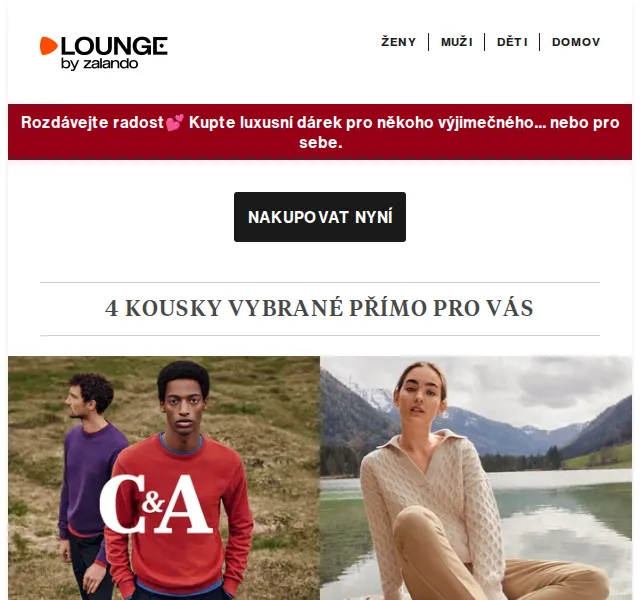 Lounge by Zalando: C&A, Diesel, Lacoste až 75% – červenec 2026 | Nuslet.cz
