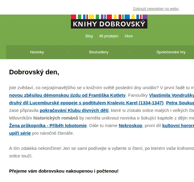 KnihyDobrovsky.cz: Knižní novinky Kotleta, Vondruška – červen 2026 | Nuslet.cz