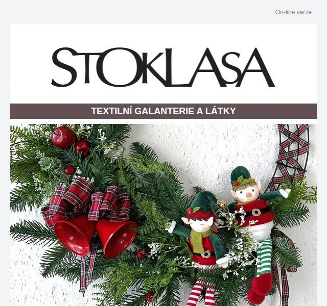 Stoklasa: adventní tvoření a sleva až 40 % – červenec 2026 | Nuslet.cz