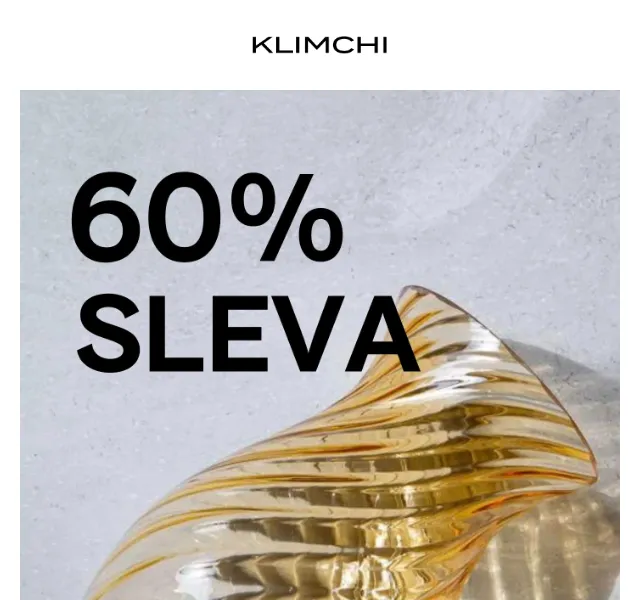 KLIMCHI: Váza s 60% slevou – červen 2026 | Nuslet.cz