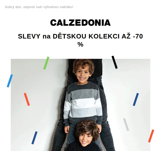Calzedonia: Slevy na dětskou a dospělou kolekci až -70 % – červen 2026 | Nuslet.cz