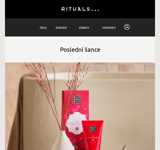 Rituals: Dárková sada Ayurveda zdarma k nákupu nad 1200 Kč – červenec 2026 | Nuslet.cz