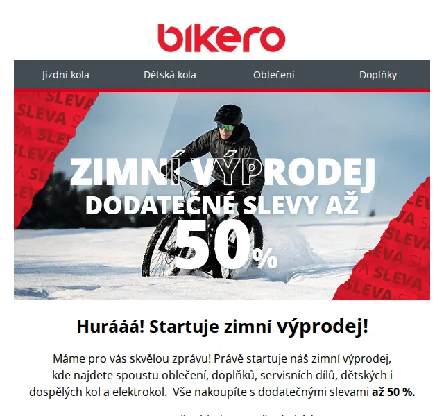 czbikero: Zimní výprodej se slevami až 50 % – červenec 2026 | Nuslet.cz