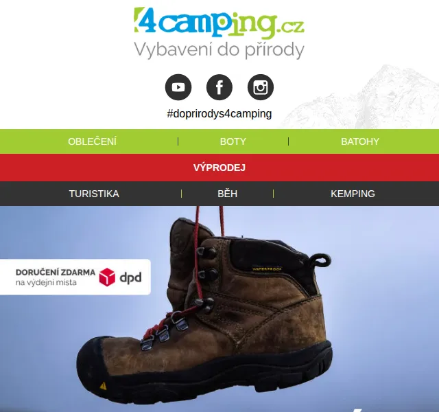 4camping.cz: Botobraní – výprodej 1500 modelů bot – červenec 2026 | Nuslet.cz