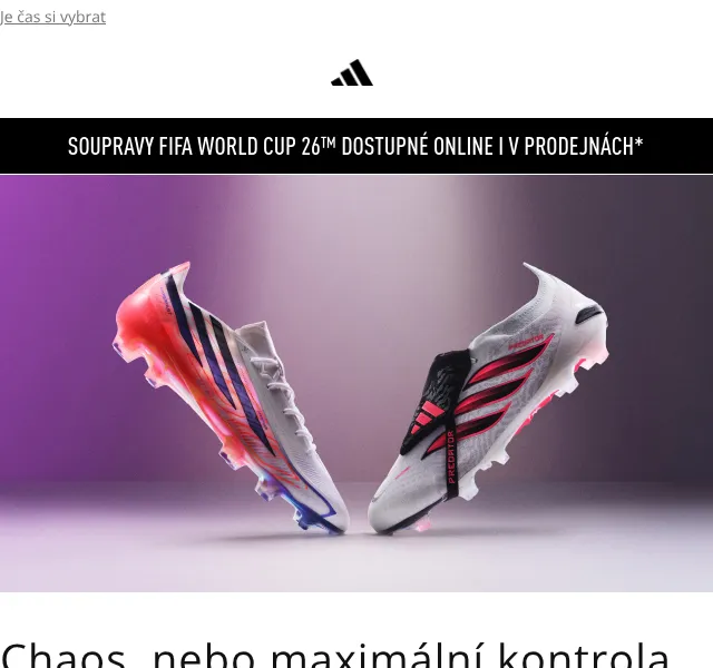 Adidas: F50 vs Predator – fotbalové kopačky | Červenec 2026