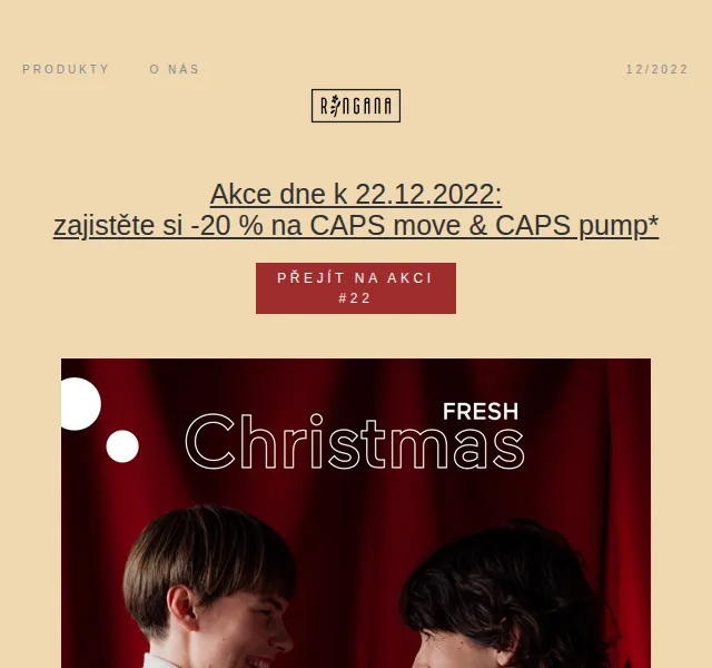 RINGANA: -20% na CAPS move & CAPS pump – prosinec 2022 | Nuslet.cz