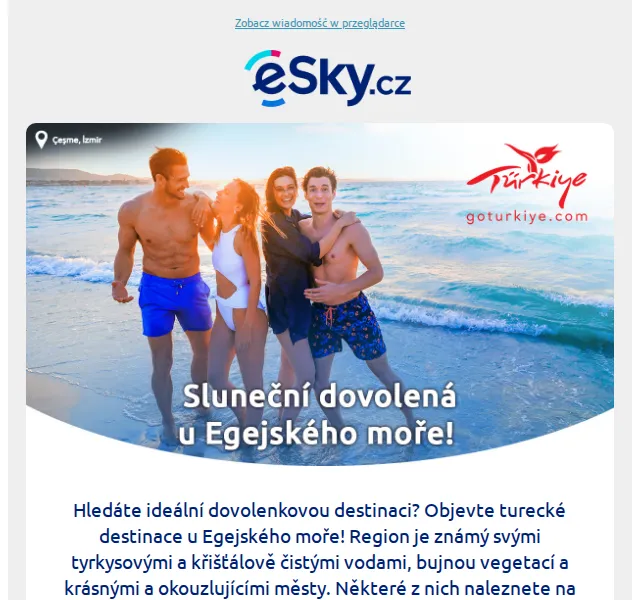 eSky.cz: Letenky do Turecka od 2 762 Kč – červen 2026 | Nuslet.cz