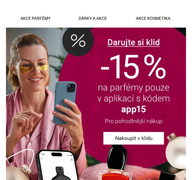 Notino: 15% sleva na parfémy v aplikaci a slevy na kosmetiku – červenec 2026 | Nuslet.cz