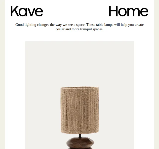 Kave Home Sale: lampy a osvětlení – červenec 2026 | Nuslet.cz