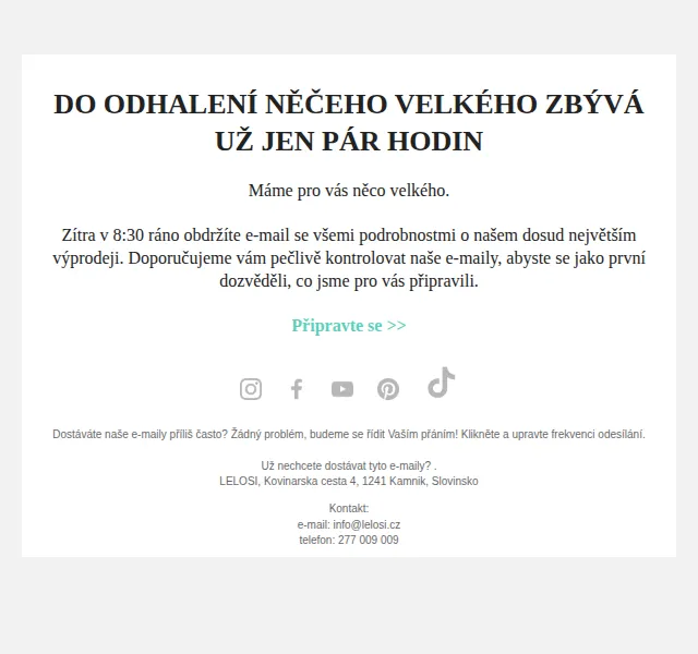 LELOSI: NEJVĚTŠÍ promo akce – červenec 2026 | Nuslet.cz
