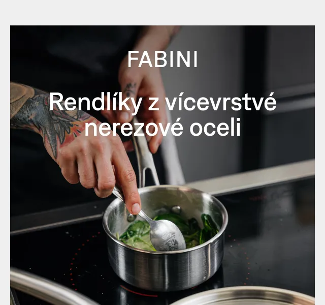 Jan Fabini: sleva až 40 % na vybrané rendlíky – červenec 2026 | Nuslet.cz