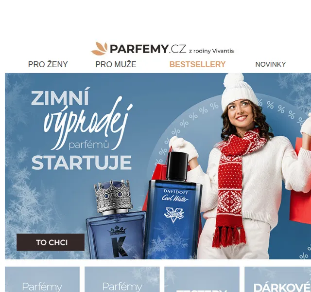 Parfemy.cz: Velký zimní výprodej parfémů – červen 2026 | Nuslet.cz