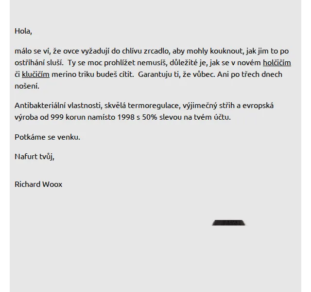 Richard Woox: Merino trika s 50% slevou – červenec 2026 | Nuslet.cz