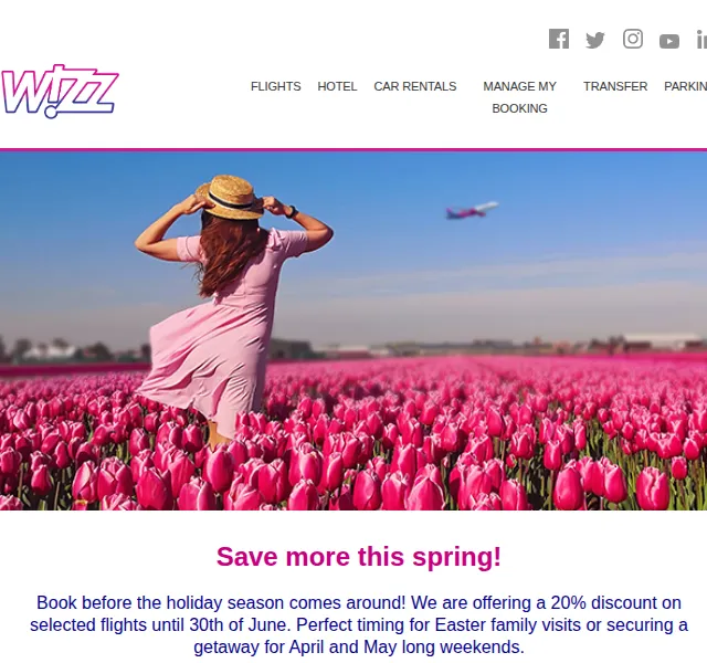 Wizz Air: 20% sleva na letenky – červen 2026 | Nuslet.cz