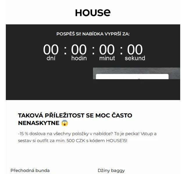 HOUSE: sleva 15 % na vše – červenec 2026 | Nuslet.cz