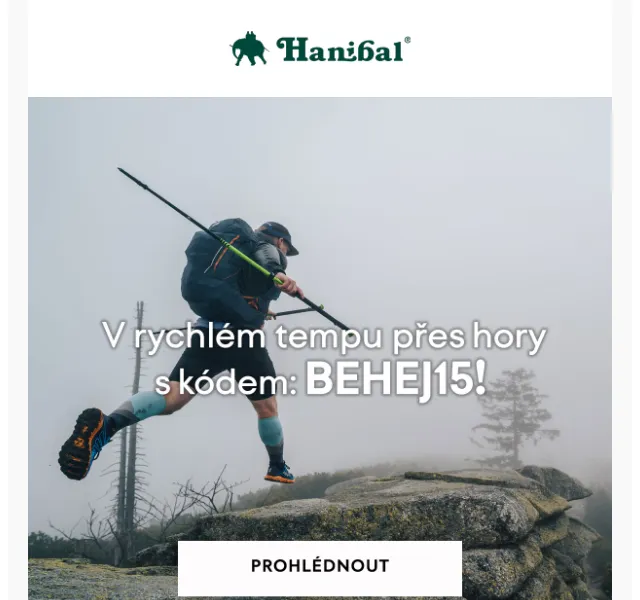Hanibal.cz: 15% sleva na běžecké vybavení – červenec 2026 | Nuslet.cz