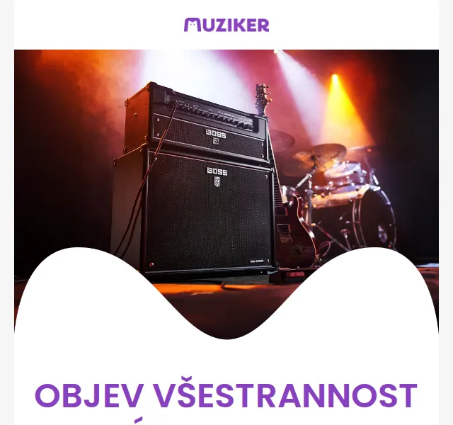 Muziker: Řada kytarových zesilovačů BOSS Katana – červenec 2026 | Nuslet.cz