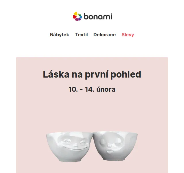 Bonami: -14 % na vše – únor 2026 | Nuslet.cz