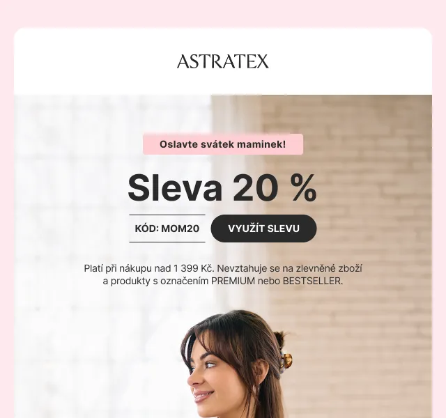 Astratex.cz: Sleva 20 % na plavky – květen 2026 | Nuslet.cz