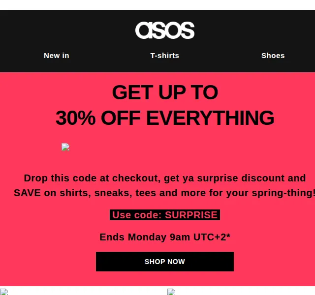 ASOS Sale: Sleva až 30 % na vše – červen 2026 | Nuslet.cz