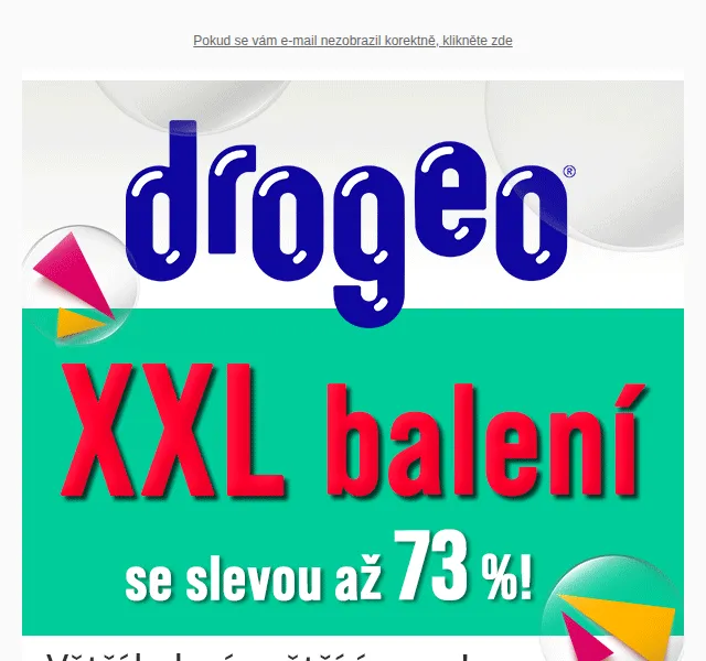 Drogeo: XXL týden se slevami až 73 % na výhodná balení – červen 2026 | Nuslet.cz