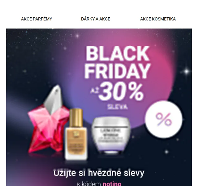 Notino: Slevy Black Friday – červenec 2026 | Nuslet.cz