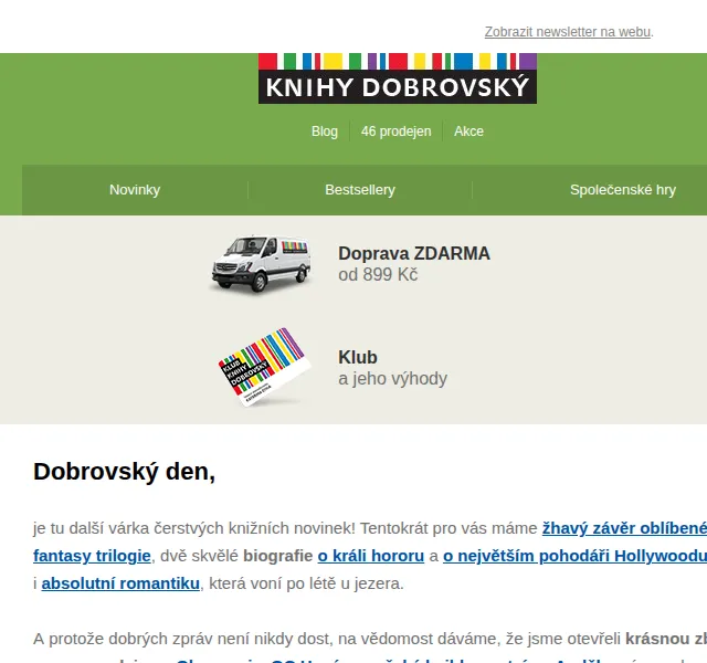 KnihyDobrovsky.cz: Novinky Kerri Maniscalco, Stephen King, Samuel L. Jackson – červenec 2026 | Nuslet.cz