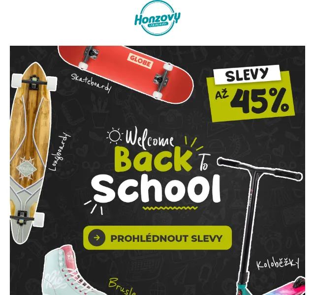 Honzovy Longboardy: Slevy až 45 % na longboardy, skateboardy – červen 2026 | Nuslet.cz